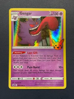 1x GENGAR 057/198 TRICK OR TRADE HALLOWEEN PROMO POKEMON (STAMPED HOLO, NM) - Image 1