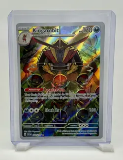 Kingambit 220/198 S&V Scarlet & Violet Illustration Rare Holo Pokemon TCG NM - Image 1