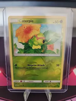 Caterpie 1/147 Pokemon TCG SM Burning Shadows Reverse Holo NM - Image 3