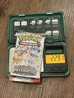 22.91g🔥 HEAVY 🔥 Pokemon Prismatic Booster Pack! FACTORY SEALED!!!✅ #5 - Image 1