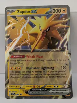 Pokemon TCG: Zapdos ex #049 Promo 151 Zapdos ex & Electabuzz Cosmos 125/165 - Image 2