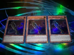 3x Evil HERO Adusted Gold 1st Edition Ultra Rare RA04-EN029 Yu-Gi-Oh! - Image 1