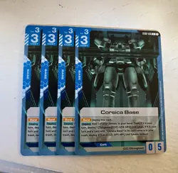 Corsica Base C ST02-016 Wings of Advance Gundam Card Game English Playset Of 4 - Image 1