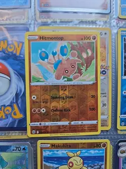 Pokemon TCG Hitmontop Brilliant Stars Reverse Holo Uncommon Card 072/172 - Image 1