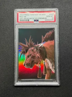 Final Fantasy VII TCG Red XIII PSA 10 Anniversary Art Museum Digital Card Vol.2 - Image 1