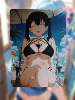 Tamaki Kotatsu Fire Force Anime Waifu Sexy Goddess Doujin Lewd Hentai Card - Image 1