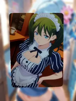 Ririka Chiyoda Goddess Cafe Terrace Anime Waifu Sexy Doujin Lewd Hentai Card - Image 1