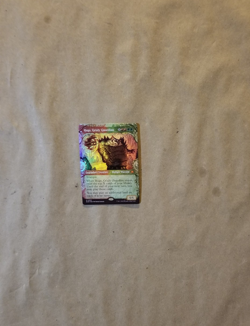 MTG Magic Bloomburrow X1 SHOWCASE FOIL Hugs, Grisly Guardian (NM/M) - Image 1