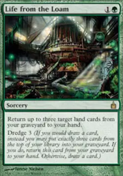 1x Life from the Loam Moderate Play, English Ravnica: City of Guilds MTG Magic - Image 1