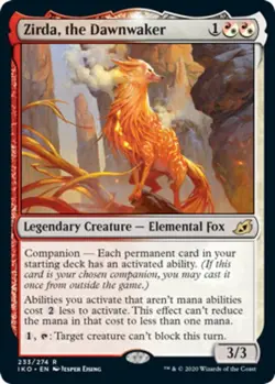 1x Zirda, the Dawnwaker NM-Mint, English Ikoria: Lair of Behemoths MTG Magic - Image 1
