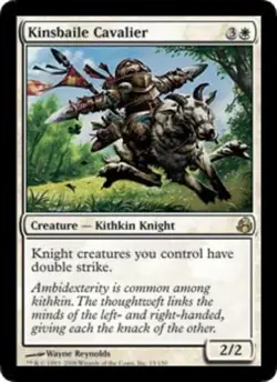 1x Kinsbaile Cavalier Moderate Play, English Morningtide MTG Magic - Image 1