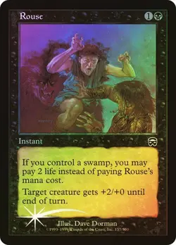 Mercadian Masques MTG FOIL Rouse Magic - Image 1