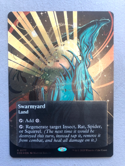 Mtg Carte Magic Edge Eternities Swarmyard English Galaxy FOIL 177 NM - Image 1