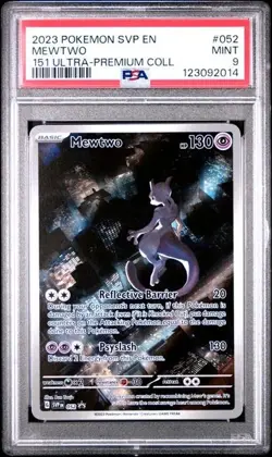 Pokemon - Mewtwo - SVP 052 - BLACK STAR PROMO - 151 Ultra Premium Colle - PSA 9 - Image 1