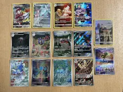 POKEMON TCG ILLUSTRATION RARE LOT OF 14 CARDS NM/LP - Includes Braixen, Dusknoir - Image 1