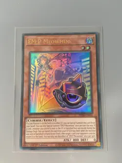 EM:P Meowmine - 1st Edition Ultra Rare PHNI-EN032 Yugioh - Image 1