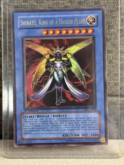 Yugioh - Shinato, King Of A Higher Plane Ultra Rare 1st Edition DCR-016 MP - Image 1