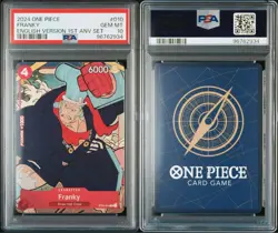 PSA10 Franky English 1st Anniversary Set One Piece Card - Image 1