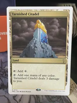 Tarnished Citadel White Border #112 Mystery Booster 2 MTG Magic Card - Image 1