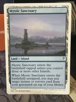 Mystic Sanctuary White Border #110 Mystery Booster 2 MTG Magic Card - Image 1