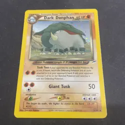 Pokemon Cards: Neo Destiny Rare Holo: Dark Donphan 3/105 - Image 5