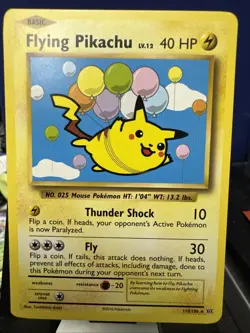 Flying Pikachu 110/108 Secret Rare XY - Evolutions Pokemon Card - Image 1