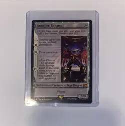 Summon Bahamut Enchantment Creature Card - Mint Condition - Image 1