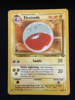 Electrode 18/64 Jungle Unlimited Pokemon Card Regular Rare - Image 1