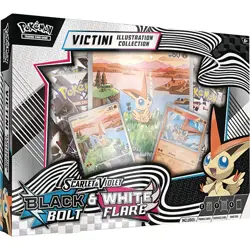 Pokemon Cards - Black Bolt & White Flare Illustration Collection Box - VICTINI - Image 1