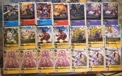 Digimon Card Game - Tamer - Mixed Lot Of 50 Cards - Bandai - Rare - Image 1