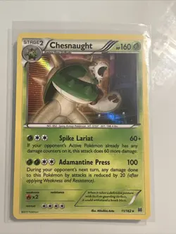 Chesnaught Holo Pokemon XY Breakthrough 11/162 Rare Card VLP - Image 3