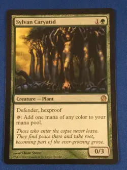 Sylvan Caryatid Theros - NM - Image 1