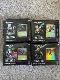 Magic: The Gathering Final Fantasy Commander Deck Bundle (Includes All 4 Decks) - Image 1