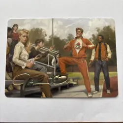 Flash Thompson, Spider-Fan Magic MTG Spider-Man Art Series #1/54 SIGNED - Image 1