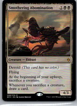 #99 Smothering Abomination Battle for Zendikar Rare - Image 1