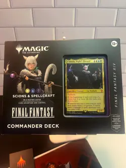 Magic: The Gathering Final Fantasy Scions And Spellcraft Commander Deck OPENED - Image 1