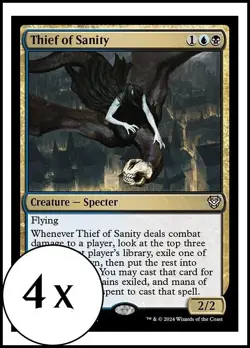 MTG - 4 x Thief of Sanity - Playset 4x x4 - Guilds of Ravnica Regular NM - Image 1