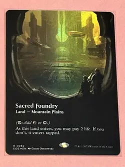 Sacred Foundry (Borderless) Edge of Eternities Foil - Image 1