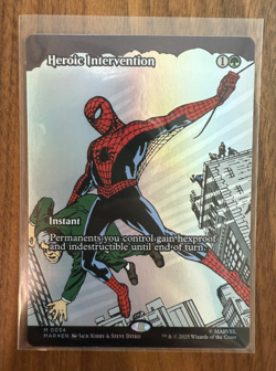 MTG Marvel's Spider-Man HEROIC INTERVENTION Foil Borderless Mythic #0034 - Image 1