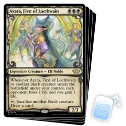 AYARA, FIRST OF LOCTHWAIN X4 March Of The Machine: Multiverse Legends Magic MTG - Image 1