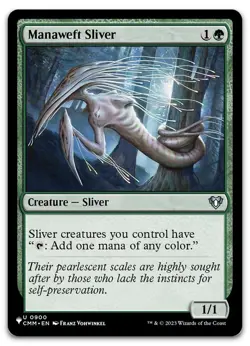 Manaweft Sliver (CMM) #900 (NM) List Reprints LIST LIST Magic MTG - Image 1