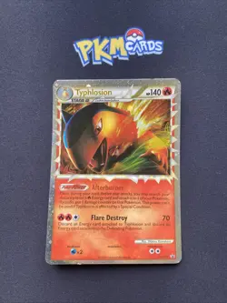Pokemon TCG Typhlosion HGSS09 Black Star Promo Prime Holo LP. - Image 1