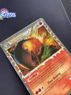 Pokemon TCG Typhlosion HGSS09 Black Star Promo Prime Holo LP. - Image 3