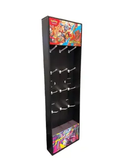 Pokemon TCG Mega Evolution Retail Hanger Display Case With Stand (No Packs!) New - Image 2