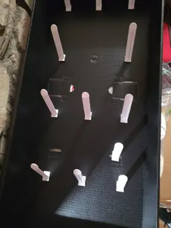 Pokemon TCG Mega Evolution Retail Hanger Display Case With Stand (No Packs!) New - Image 3