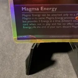 Pokemon TCG Magma Energy 87/95 Team Magma vs Team Aqua Reverse Holo HP Damaged - Image 3