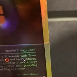 Pokemon TCG Magma Energy 87/95 Team Magma vs Team Aqua Reverse Holo HP Damaged - Image 4