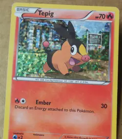 Tepig 3/12 Holo McDonald's 2011 Set Promo Pokemon LP - Image 2