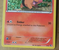 Tepig 3/12 Holo McDonald's 2011 Set Promo Pokemon LP - Image 3
