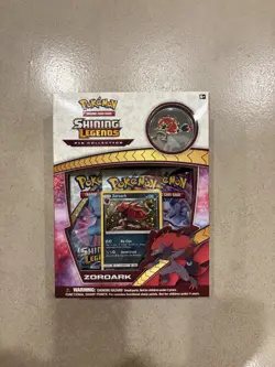 Zoroark - Pokemon Shining Legends Pin Collection Box Factory Sealed TCG - Image 1
